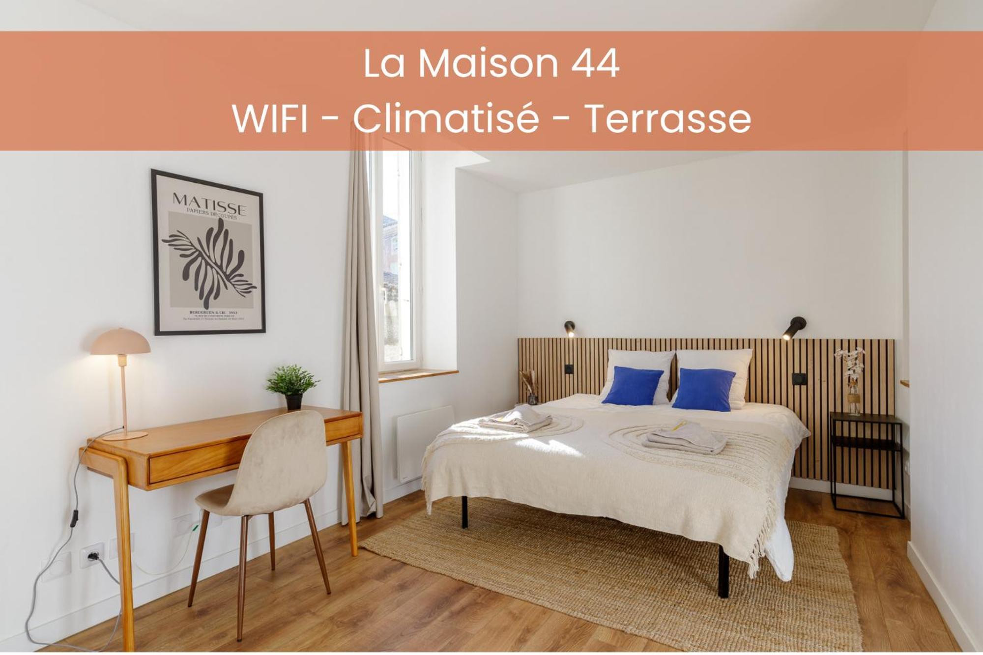 La Maison 44 - T2 - Clim, Terrasse, Garage, Via Rhona 몽뗄리마 외부 사진